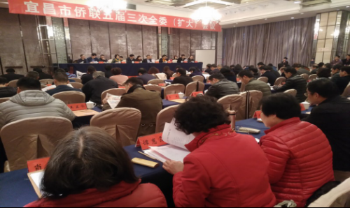 宜昌市侨联五届三次全委（扩大）会议召开