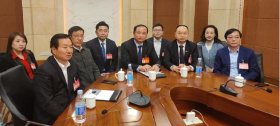 省政协列席代表出席“2021海外楚商新春团拜会”