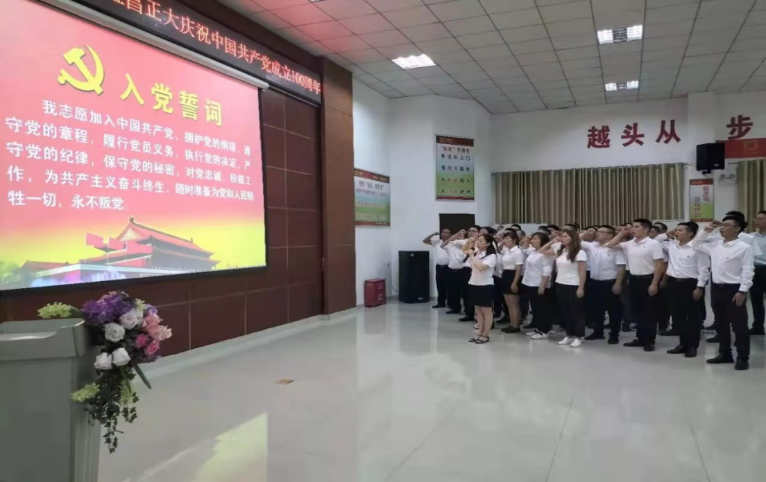 猇亭区侨企宜昌正大开展“观红色电影  励百年初心”主题教育活动