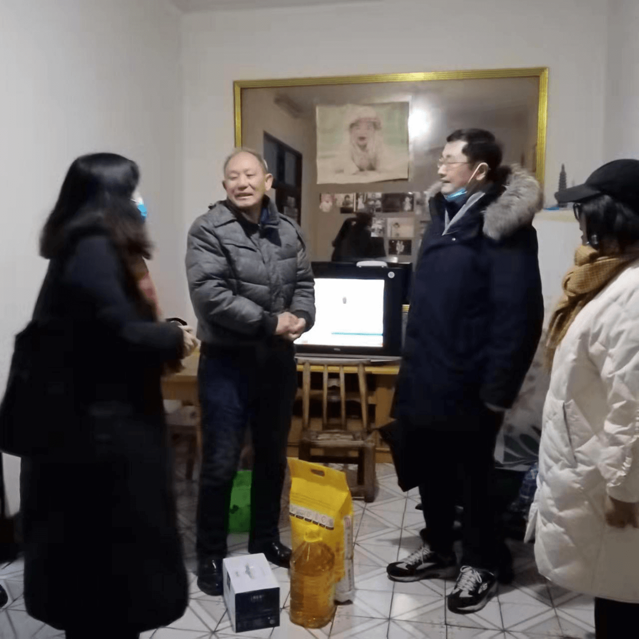 沙市区侨联开展春节前走访慰问活动