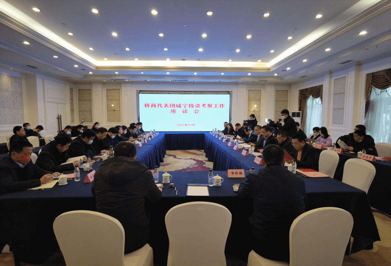 侨商代表团赴咸宁开展投资考察活动