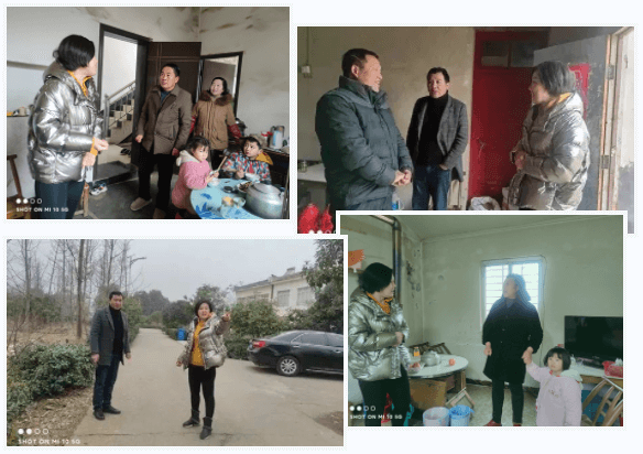 襄阳市侨联张媚副主席走访驻点村老党员