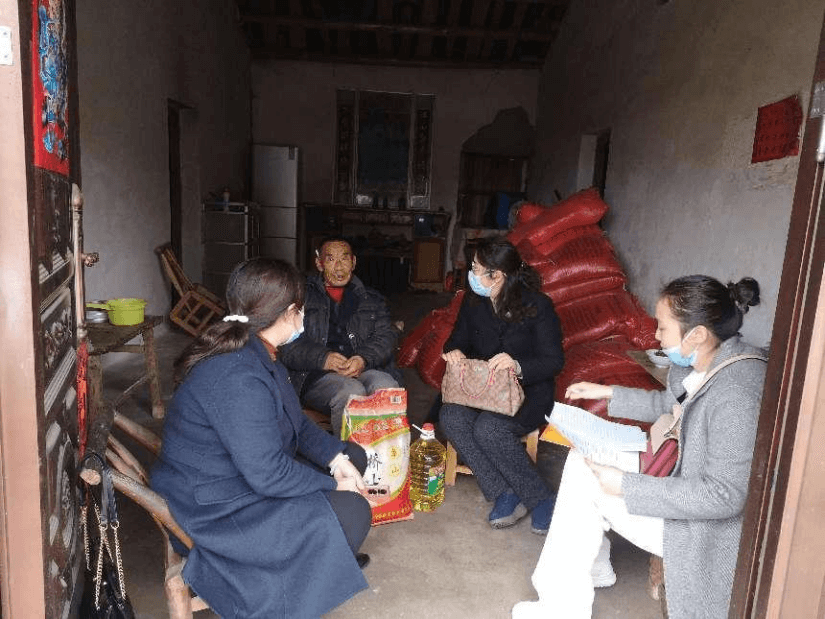 孝感市侨联看望慰问帮扶对象