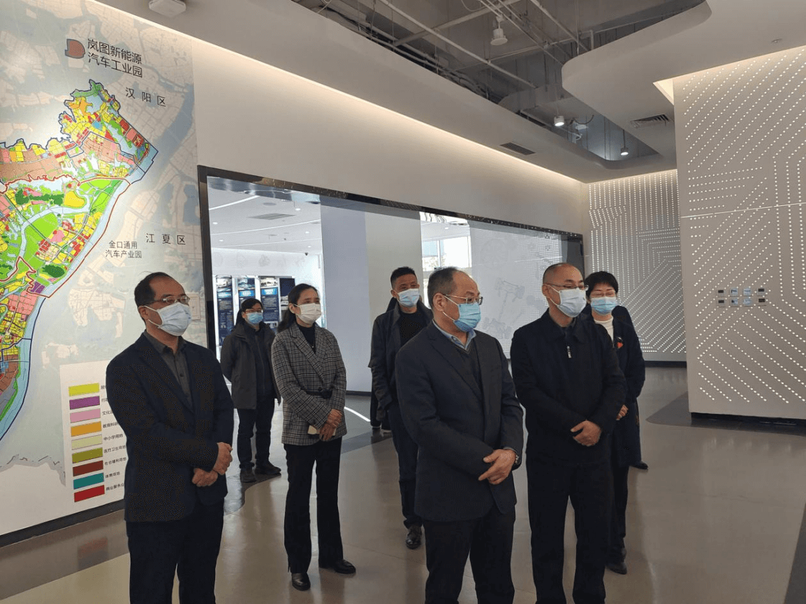 武汉市侨联主席童赛雄调研经开区