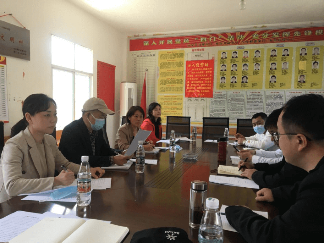 荆门市侨联到包联村开展调研走访活动