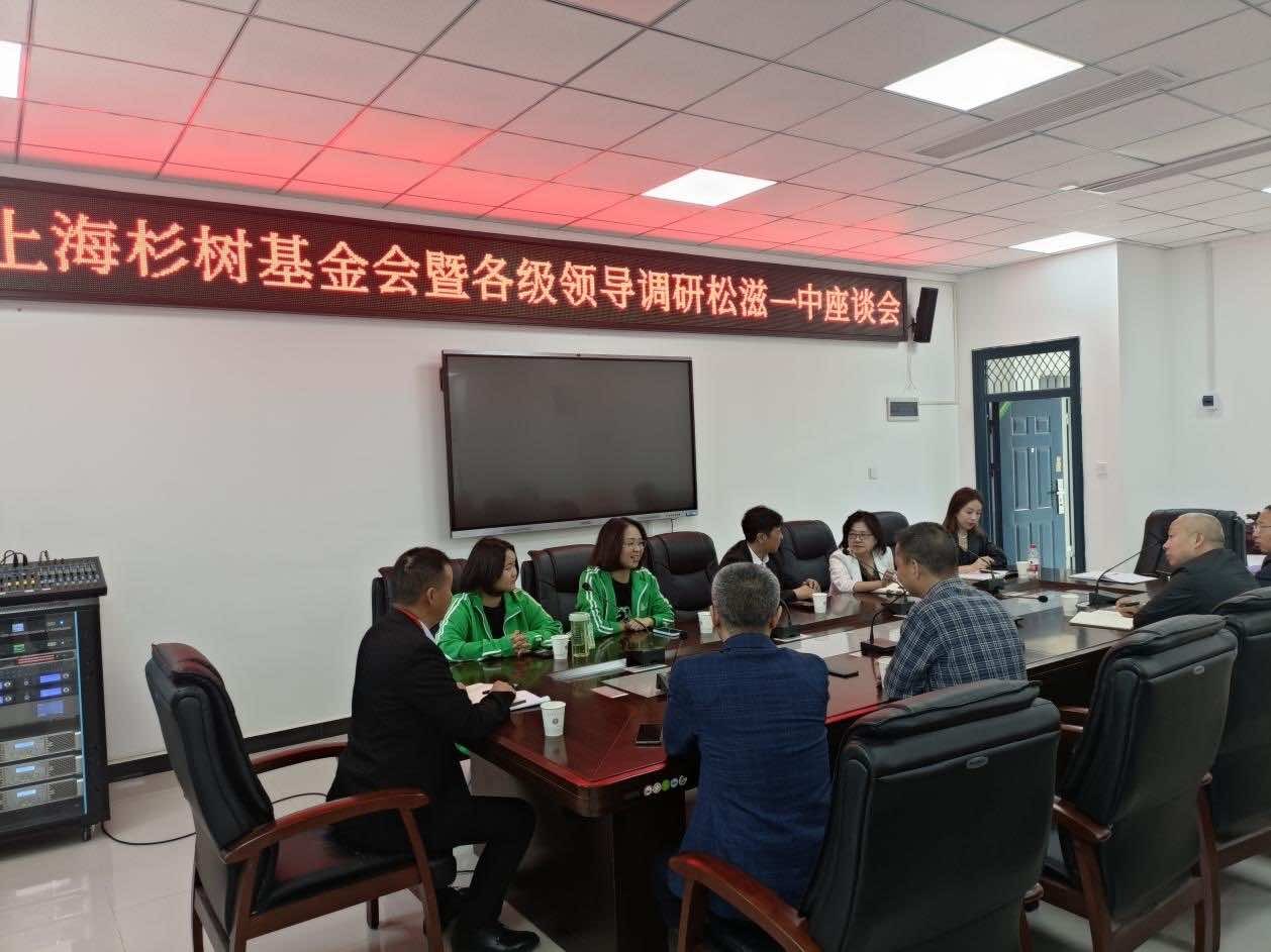 上海杉树公益基金会到荆州回访“杉树生”