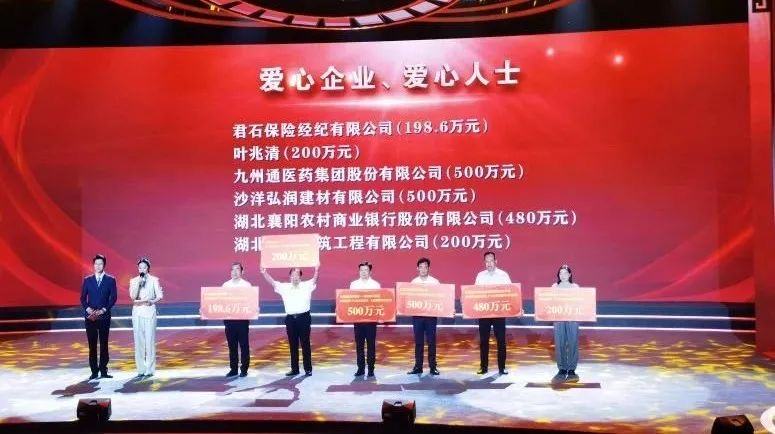 当阳市侨界企业家为当阳一中捐赠200万元
